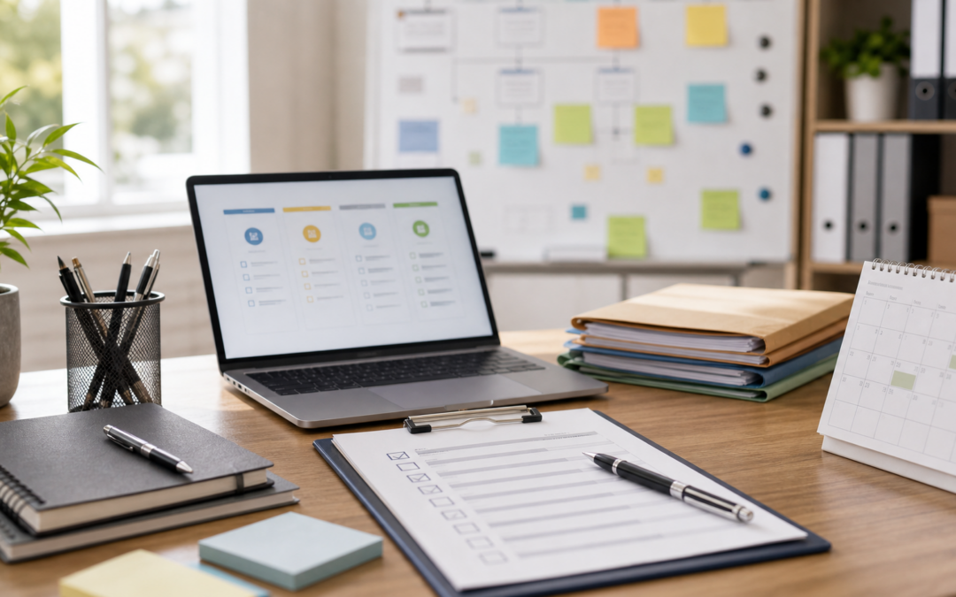 Simplified office processes and checklists.